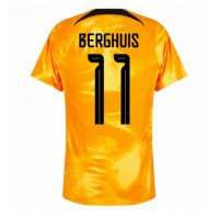 Nizozemska Steven Berghuis #11 Domaci Dres SP 2022 Kratak Rukav